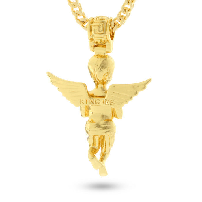 King Ice Serenity Angel Necklace