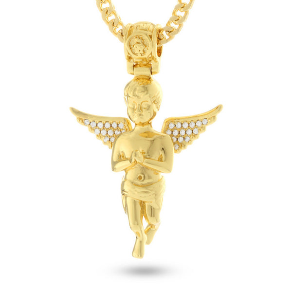 King Ice Serenity Angel Necklace