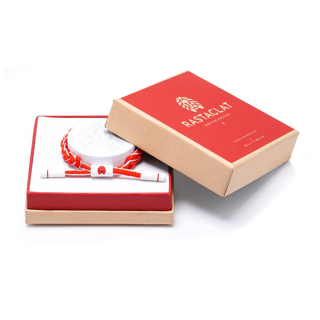Rastaclat Red Hue Boxed Bracelet