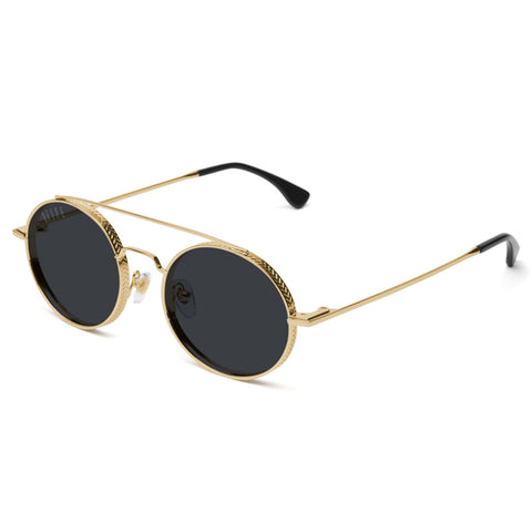9Five 50-50 24K Gold Gradient Sunglasses