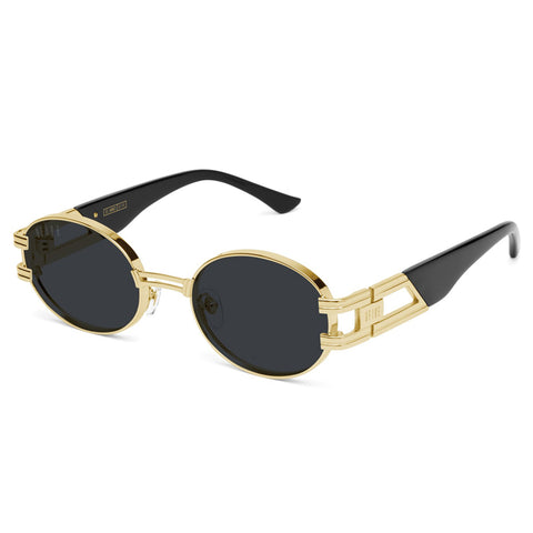 9Five Lane Wood 24K Gold Flip Up Sunglasses