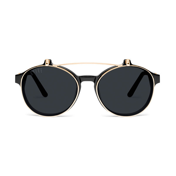 9Five Lane 24K Gold Flip Up Sunglasses