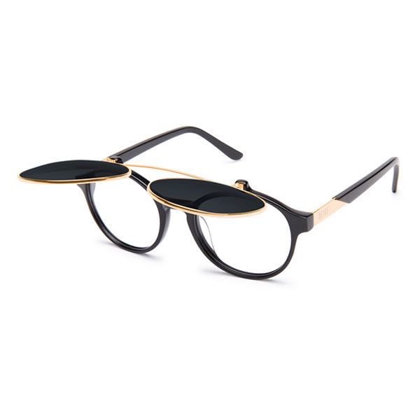 9Five Lane 24K Gold Flip Up Sunglasses