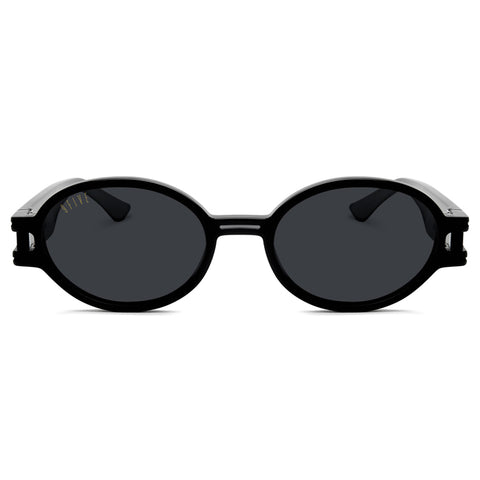 9Five Caps LX Black Sunglasses