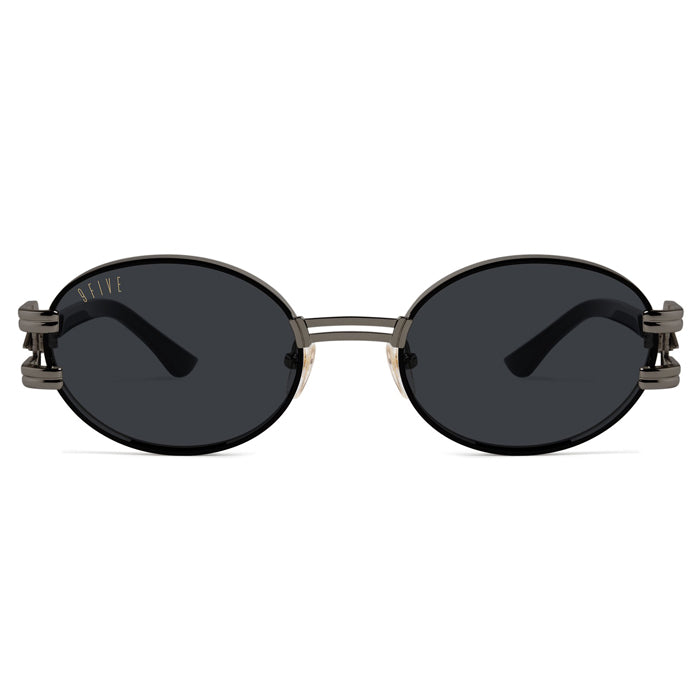 9Five St. James Bolt Gunmetal Sunglasses
