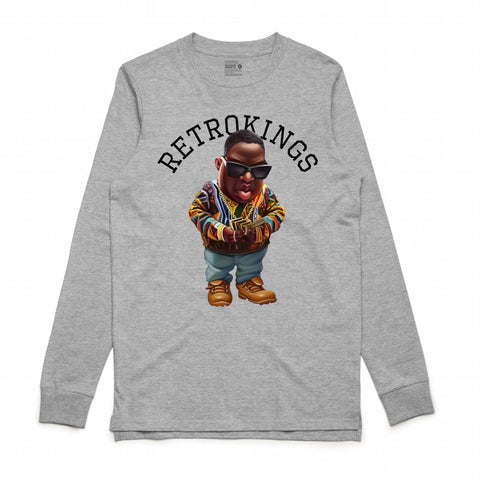 Retro Kings Marvin the Martian Black L/S Tee