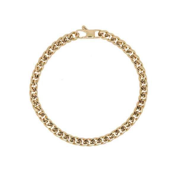 Mister Gourmette Gold Bracelet