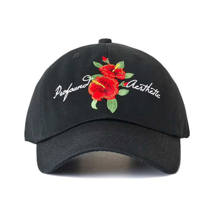 Profound Co. Black Hibiscus Hat