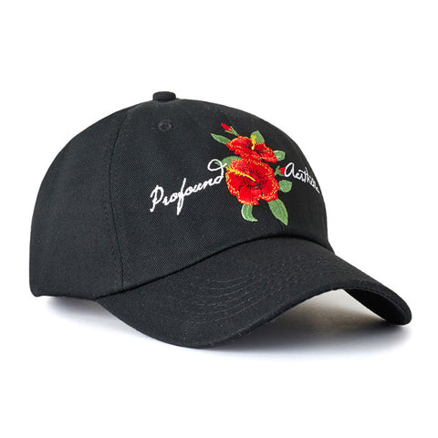 Profound Co. Black Hibiscus Hat