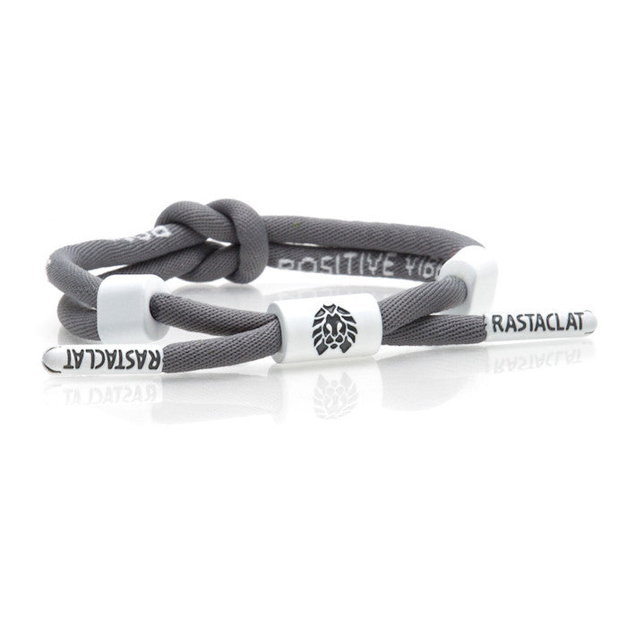 Rastaclat Knotaclat Positive Vibes Grey Bracelet
