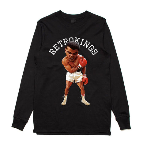 Retro Kings Marvin the Martian Black L/S Tee