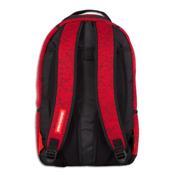 Sprayground Red Knit Backpack