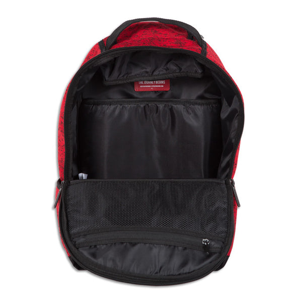 Sprayground Red Knit Backpack