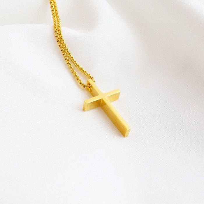 Veritas Cross Necklace