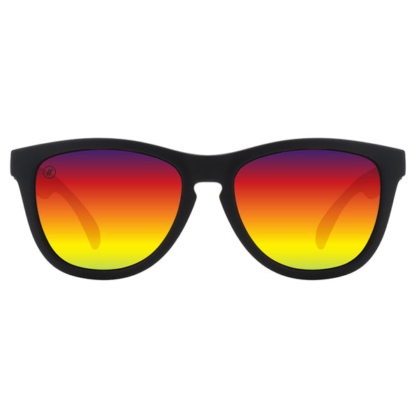 Fire Water Floating Sunglasses - Polarized Gradient Lens & Round Black Frame | Blenders Eyewear