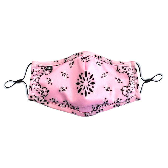 Niiceface Pink Bandana Face Mask