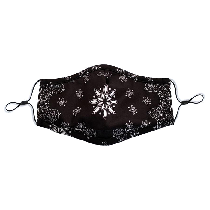 Niiceface Black Bandana Face Mask