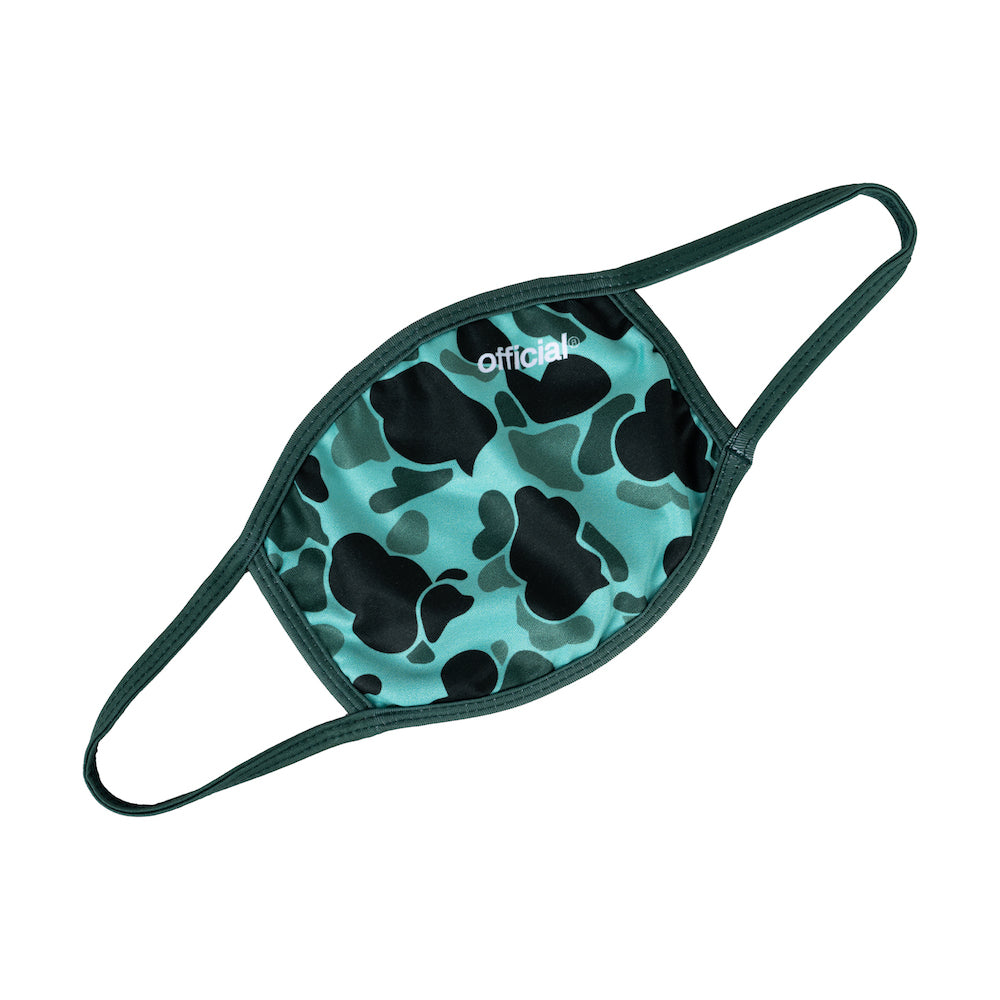 Official Green Duck Camo Face Mask