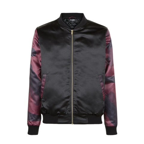 Marbek Burgundy DPM 1.5 Bomber Jacket