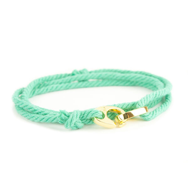Nautical Gold Brummel Mint Bracelet