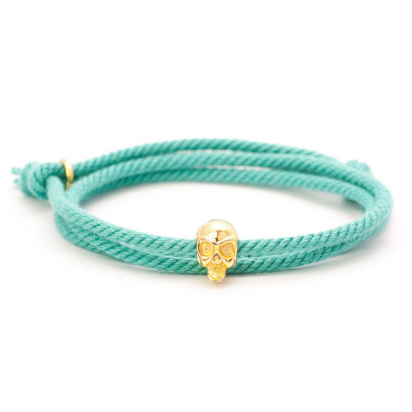 Nautical Mint Skull Bracelet