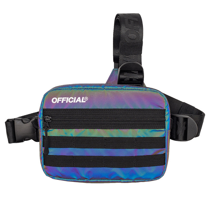 Official Squid Ink Reflective Tri Strap Chest Bag