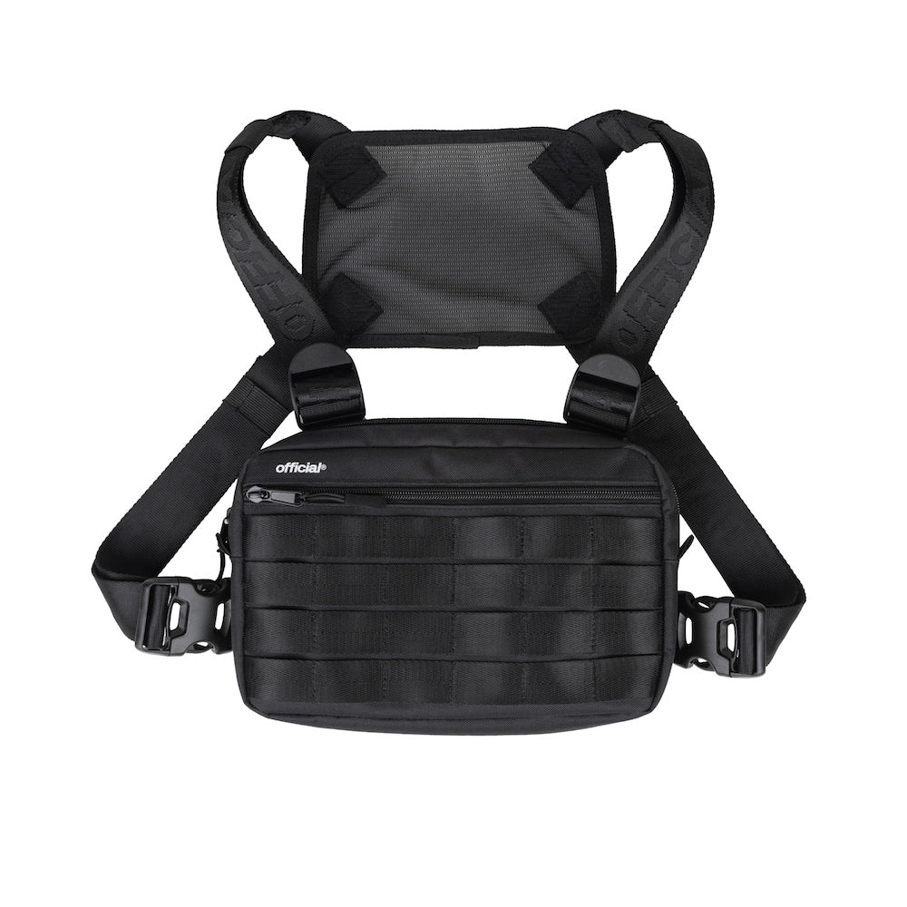 Official Compact Essential Black Chest Bag