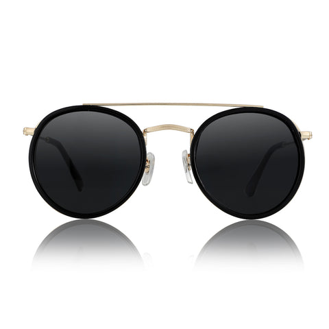 Glassy Parker Black & Blue Sunglasses