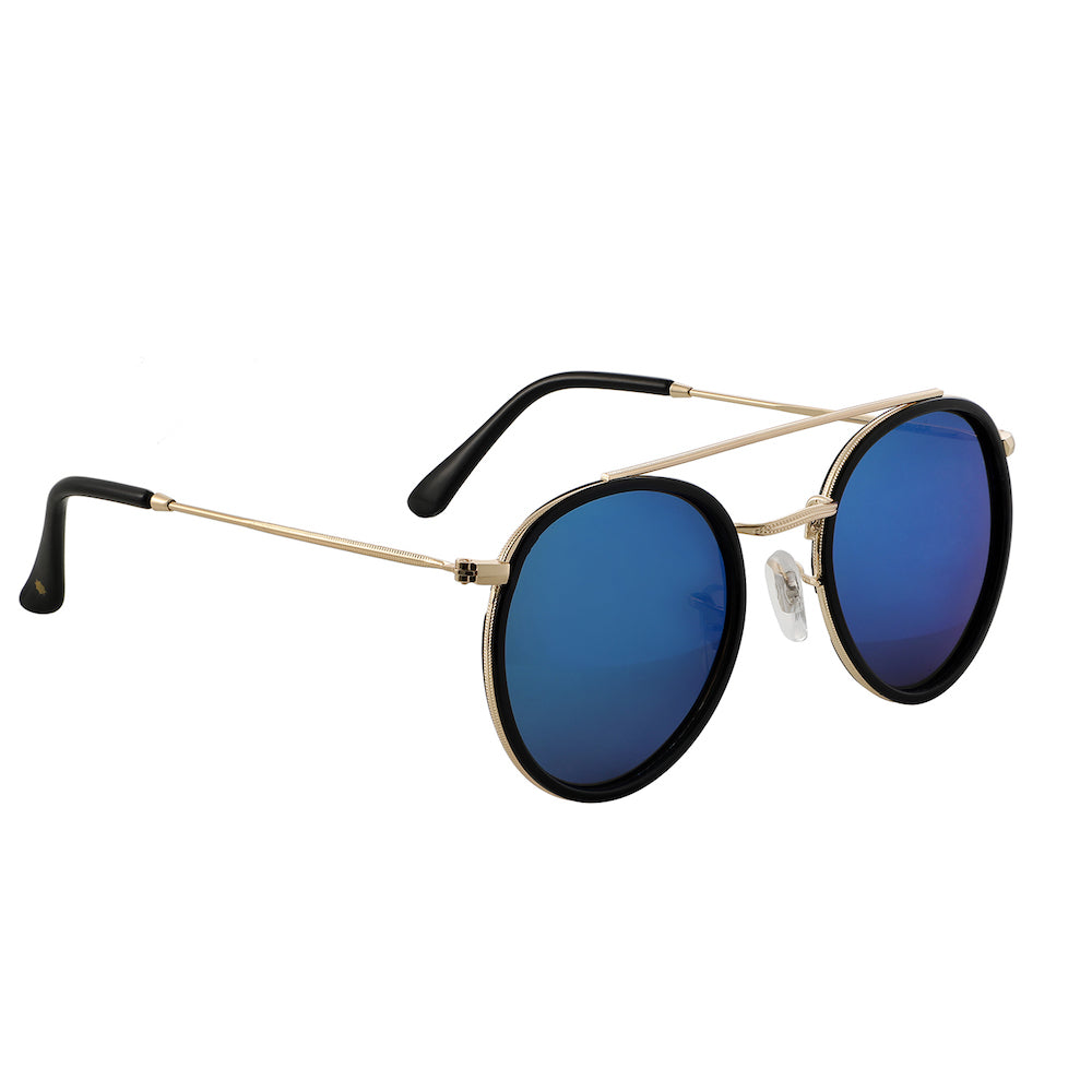Glassy Parker Black & Blue Sunglasses