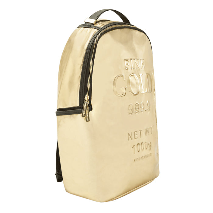 Sprayground Gold Brick Backpack