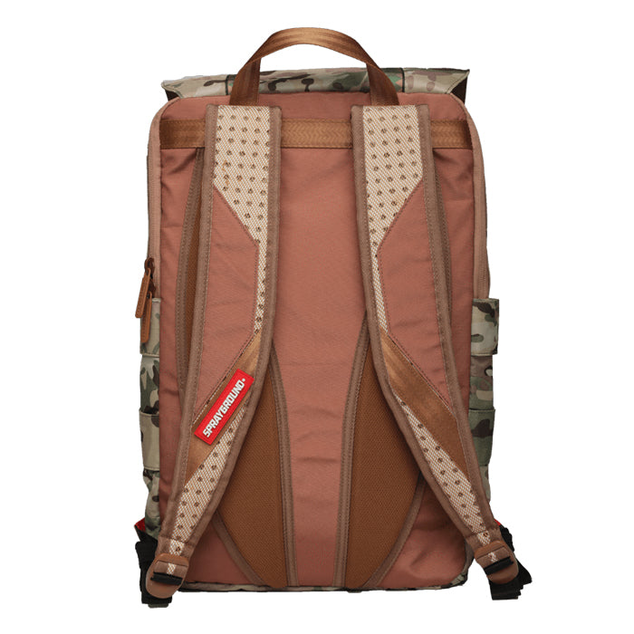 Sprayground Multi Camo Cargo Rucksack