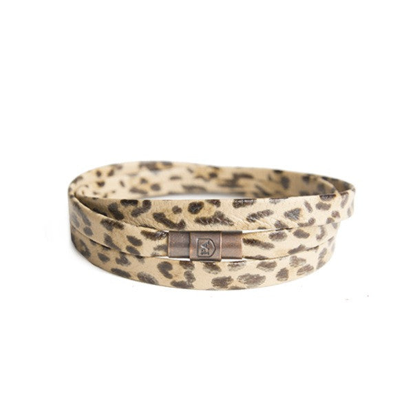 Profound Swift Pass Leopard Leather Bracelet