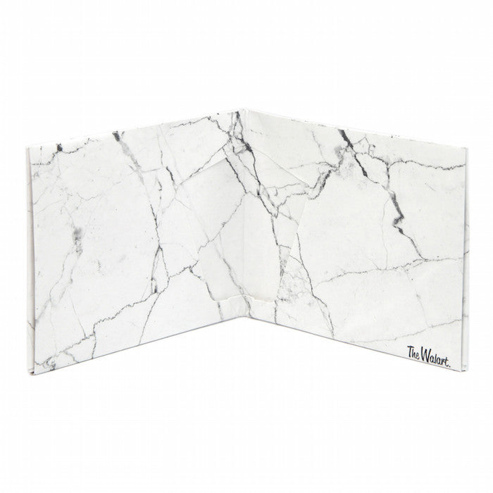 Walart White Marble Wallet