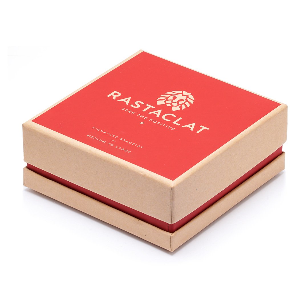 Rastaclat Red Hue Boxed Bracelet
