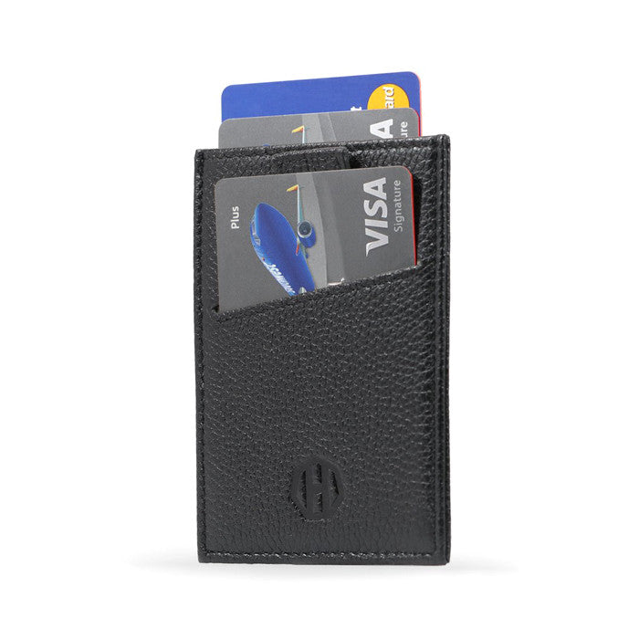Haxford Black Leather Sleeve Wallet