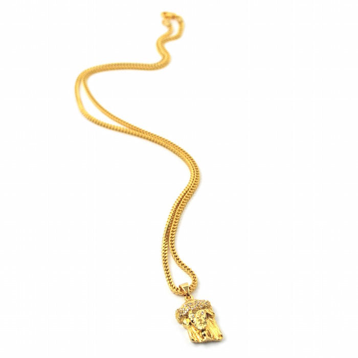 Gold Gods Jesus & Cuban Link Set