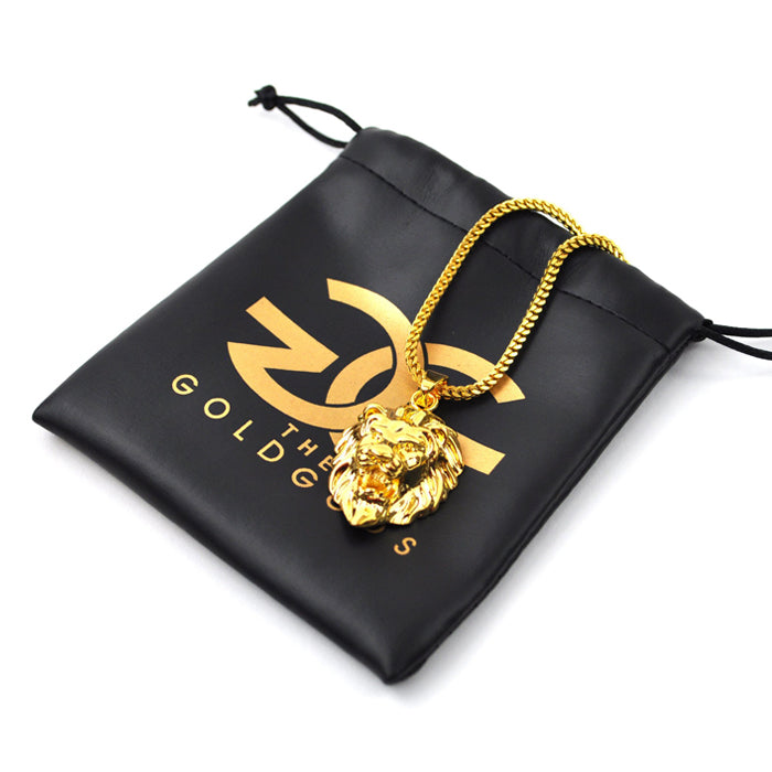 Gold Gods Lion Necklace