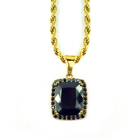 Gold Gods Aura Ruby Necklace