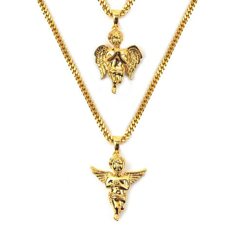 Gold Gods Aura Ruby Necklace