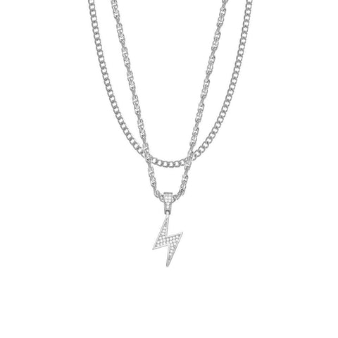 Mister Bolt Silver Necklace