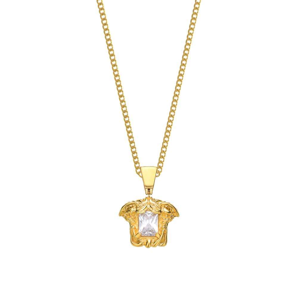Mister Gem Medusa Gold Necklace