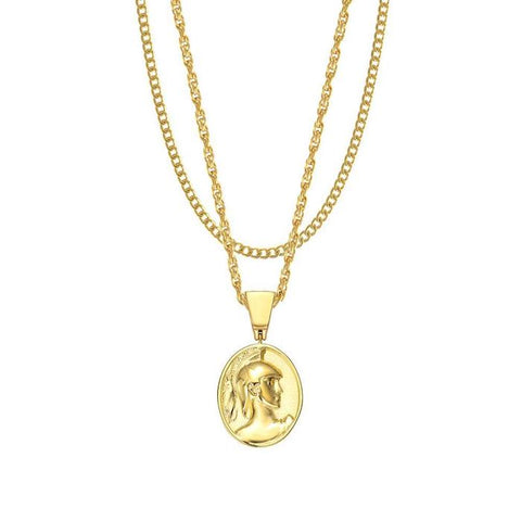 Mister Medusa Rose Gold Necklace