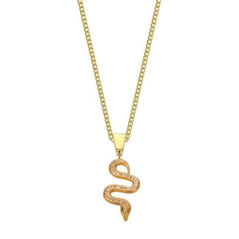 Mister Serpentine Gold Necklace