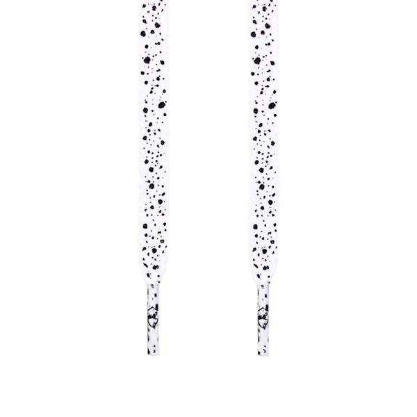 Laced Up White Cement Shoelaces