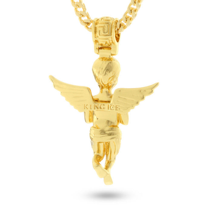King Ice Serenity Angel Necklace