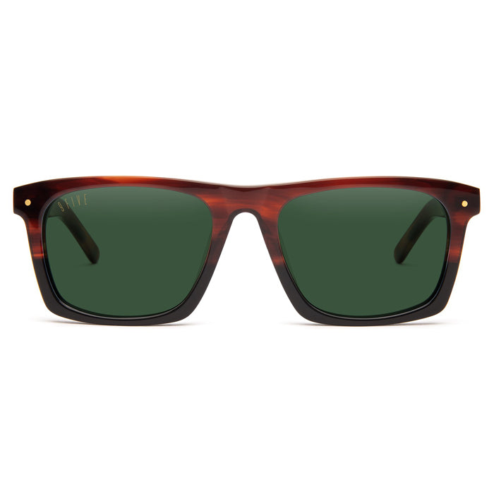 9Five Watson Havana Green Sunglasses