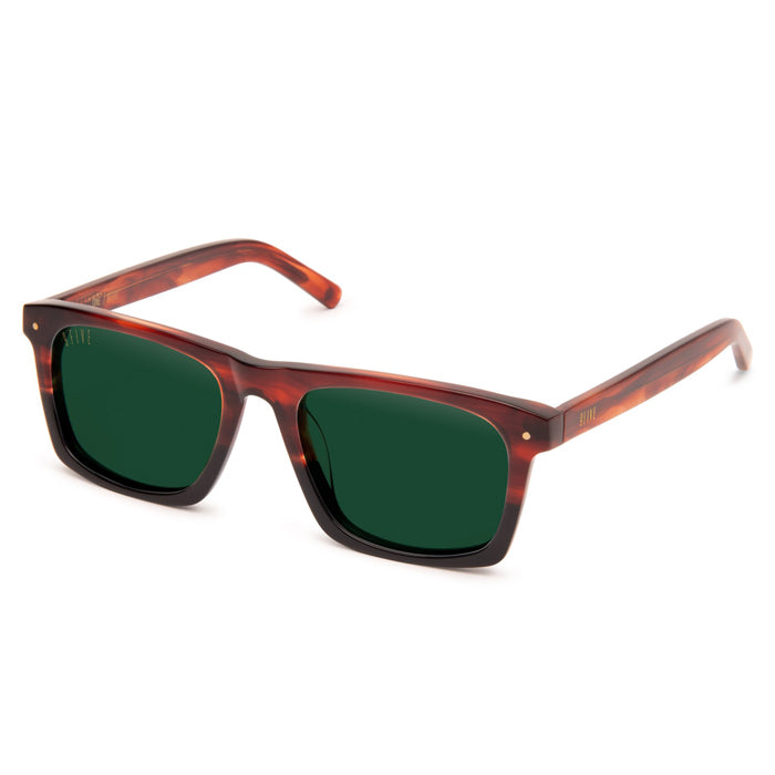 9Five Watson Havana Green Sunglasses