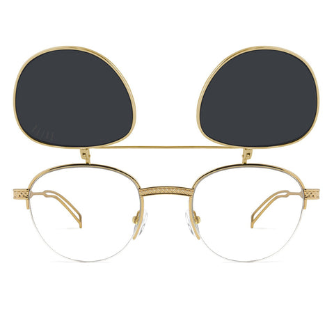9Five Dime 24K Gold Flip Up Sunglasses – Beyond Hype Premier