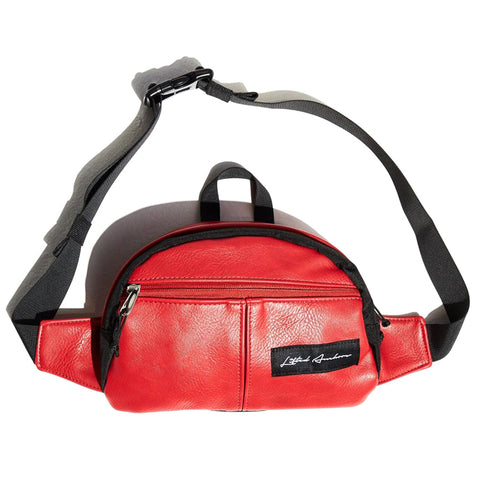 Lifted Anchors Red Leather Bag