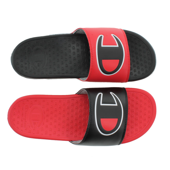 Hype Co. Louisville Cardinals College Slydr Pro Slide Sandals White/Red/Black